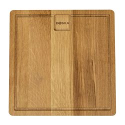 Schneidebrett Friends Braun Holz 23 cm 23 cm - Farbe: eiche - Schneidebrett