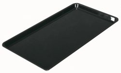 Rechteckige Schale 4/7 26.5x48.7x1.7cm schwarz