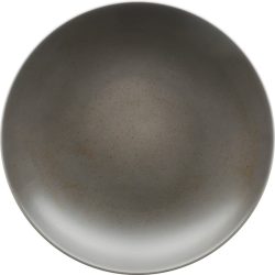 Pottery Unique Darkgrey Teller tief rund coupe 21cm