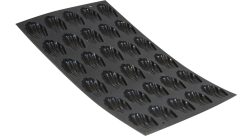 Moul Flex Backform 17.5x30cm für 30 Madeleines
