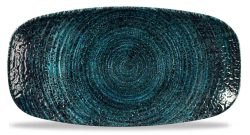 Homespun Chroma Marine Chefs Oblong Platte 29.8x15.3 cm