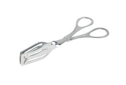 APS Gebäckzange; 19.5x7.5x3 cm (LxBxH); silber
