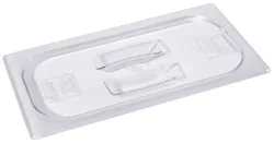 Deckel aus Polycarbonat 1/4 zu GN-Edelstahlbehältern
