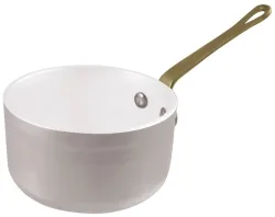 Saucenpfanne beschichtet D10cm H6cm 0.45l Alu weiss