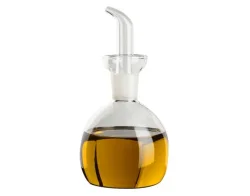 Ölflasche Glas rund 500ml