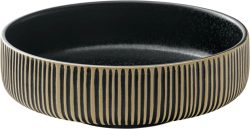 Playground Schüssel Nara Relief; 710 ml, 16x6.2 cm (ØxH); schwarz/weiss; 6 Stück / Pack