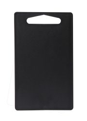 Schneidebrett Sofia 25x15x0.9cm mit Griffloch schwarz