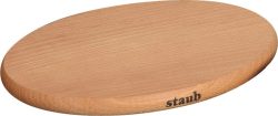Untersetzer magnetisch 21cm, oval, Buche