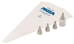 Spritz Set 1 Beutel u. 4 Tüllen rund 0.31 0.33 0.35 u.0.37cm