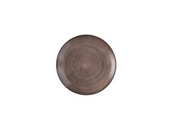Stonecast Raw Brown Coupe Teller 26cm