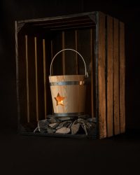 Holz Windlicht «Stern»