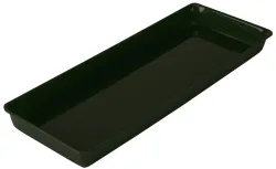 Rechteckige Schale 5xGN1/4 81x26.5x4cm schwarz