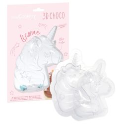 3D Schokoladenform Einhorn