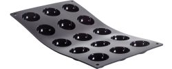 Moul Flex Backform 17.5x30cm für 15 Halbkugeln