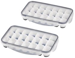2er Set Eiswürfelform m. Deckel, 25x15cm, H4cm, PP