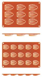 Silikon-Backmatte Madeleine, 6 cm