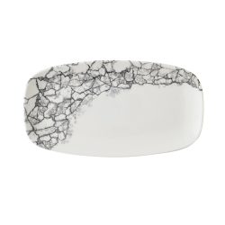 S.P. Kintsugi Accents Quartz Bl. Chefs Ob. Platte 25.5x18.5c