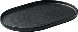 Playground Platte Nara Relief; 30x20x2.4 cm (LxBxH); schwarz; 6 Stück / Pack