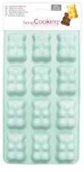 Backfürm für 12 Gummibären Silikon