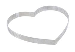 Tortenring Herzform perforiert D:22cm H:2cm