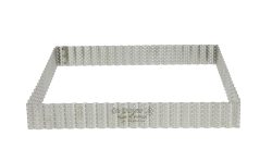 Quadratischer Tortenring perforiert 23cm