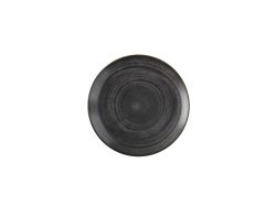 Stonecast Raw Black Coupe Teller 26cm