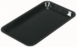 Rechteckige Schale GN1/4 26.5x16.2x1.7cm schwarz
