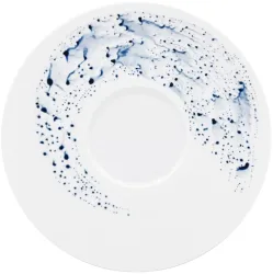 Blue Impression Teller D29cm H2.5cm SpiegelD 11cm