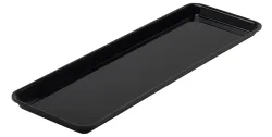 Rechteckige Schale GN2/4 53x16.2x1.7cm schwarz