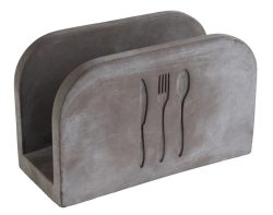 APS Serviettenhalter Element - Farbe: Silber - Material: Schiefer - Serviettenhalter