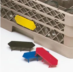 Farbmarkierung Clip gelb 11x4cm für offene Spülkörbe