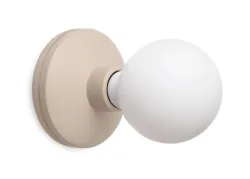 Diverse Beleuchtung Humble Beige Aluminium/Glas 16.5 cm 18 cm - Beleuchtung