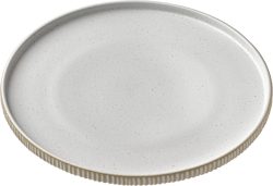 Playground Teller flach Nara Relief; 27x2.5 cm (ØxH); weiss; rund; 6 Stück / Pack