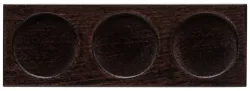 Nótos Servierplatte für 3 Schalen 25x8.5cm H1.7cm Buchenholz