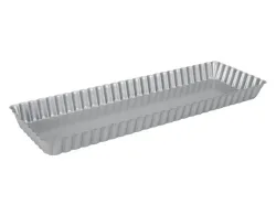 Tarteform 35.5x11.5x2.5 silber