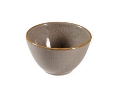 Churchill Schale tief Stonecast Peppercorn; 240 ml, 10.2 cm (Ø); grau/braun; rund; 12 Stück / Pack