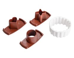 Linzer-Ausst.Set Spitzb.ø4gew