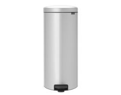 Brabantia-New Icon Tretabfalleimer 30L, Metallic Grey