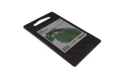 Schneidebrett Anita 25x15x0.7cm mit Griffloch schwarz