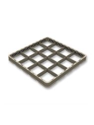 Aufsatz geschlossen 16 Fächer Glas max D11.3cm