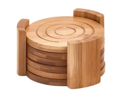 Untersetzer-Set Bamboo 7tlg.