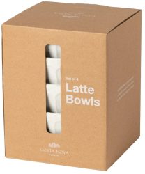 Latte Bowls Set 4 Latte Schalen 15 weiss