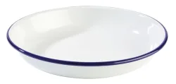 APS Teller Enamelware Blau Blech/Stahl 24 cm - Material: Stahlblech - Teller