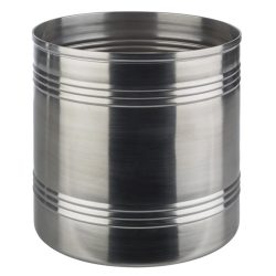 Servierschüssel Aps Silber Edelstahl 13.5 cm 14 cm - Servierschüssel