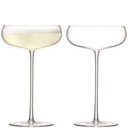 2er Set Wine Culture Sektschale 320ml transparent