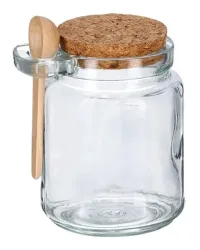 Zeller Vorratsglas mit Löffel 240ml