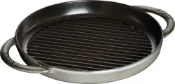 Pure Grillpfanne rund, grau D26cm