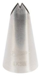 Blatttülle Edelstahl 14x3 mm
