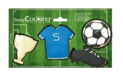 4-tlg. Set Keksausstecher Fussball