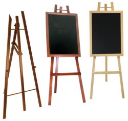 Staffelei, 165 cm, teakfarben
